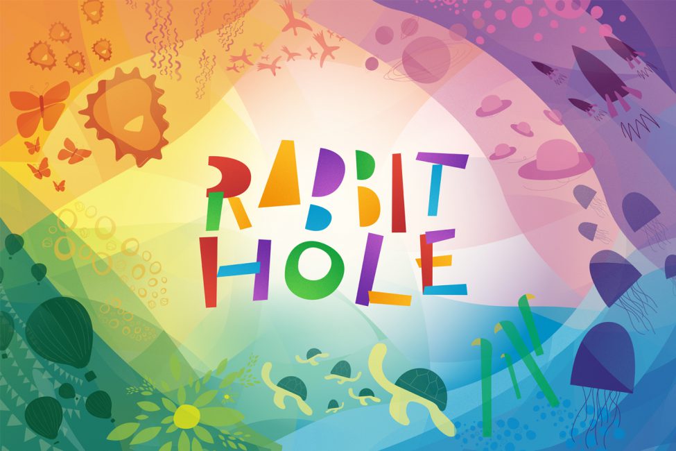 Rabbit Hole Play Centre Branding and Wayfinding by Principle Design