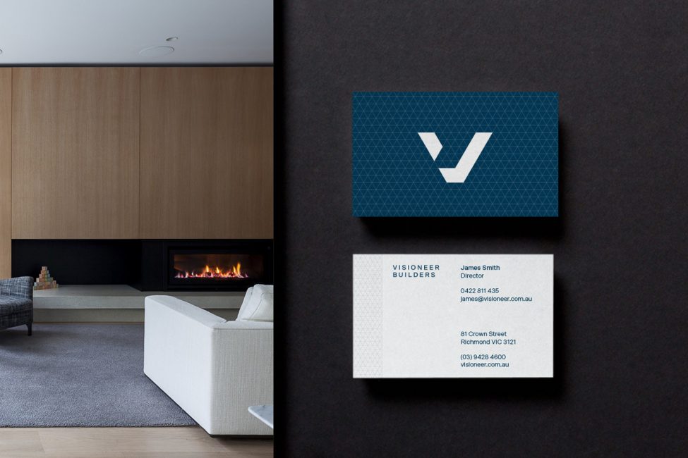 Visioneer_Business card design by Principle Design