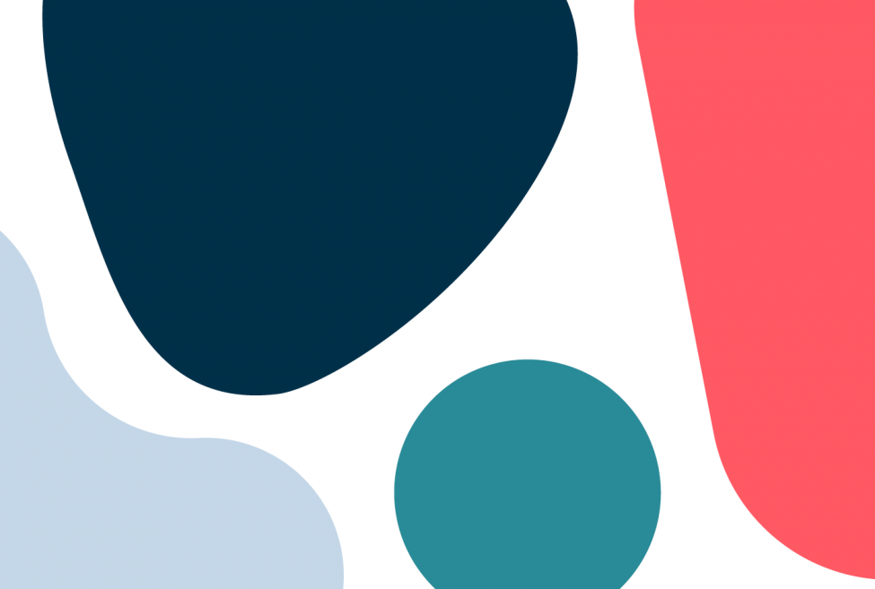 secondary branded elements for Kidney Health australia in Deep blue, serene blue, calm teal and soft red