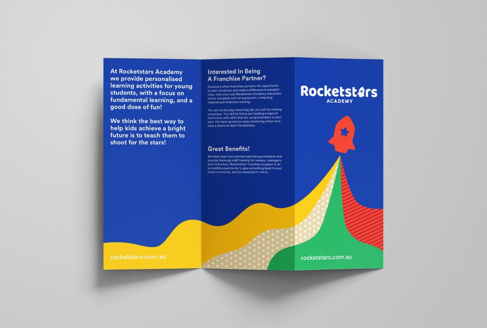 Trifold Brochure design for Rocketstars Academy by Principle Design