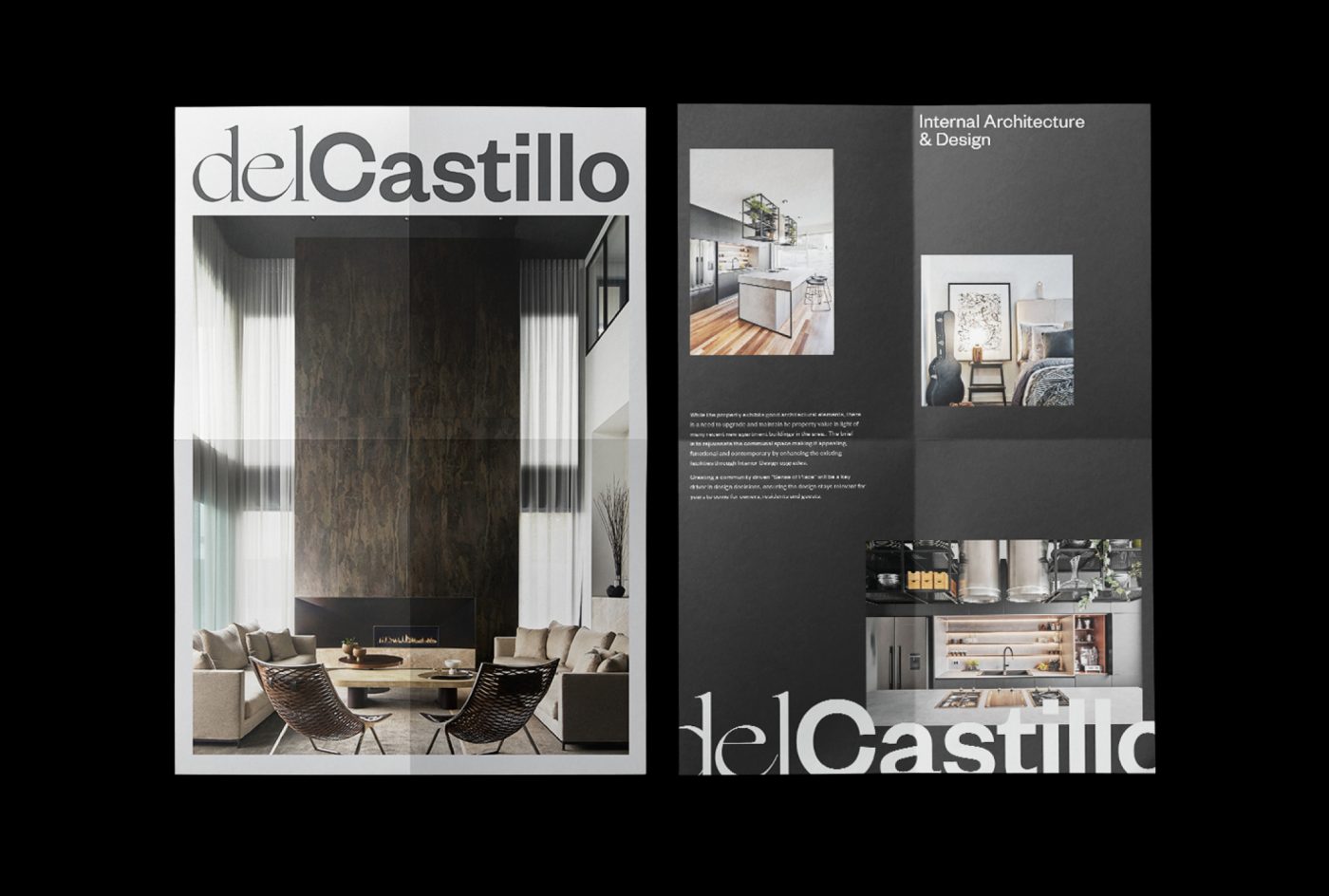 del Castillo editorial design front and back
