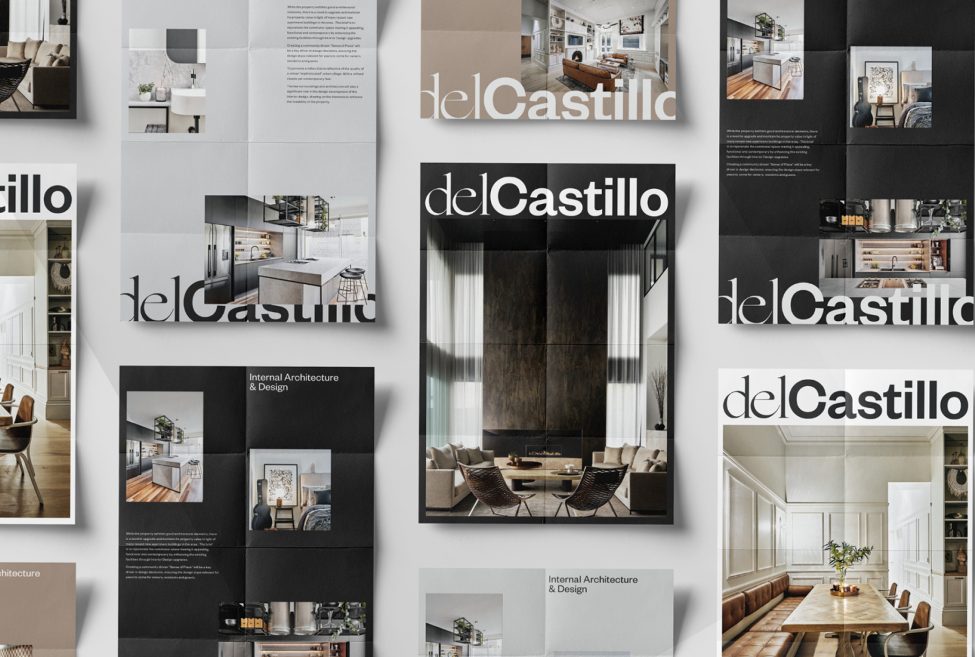 Studio del Castillo editorial spread mock up
