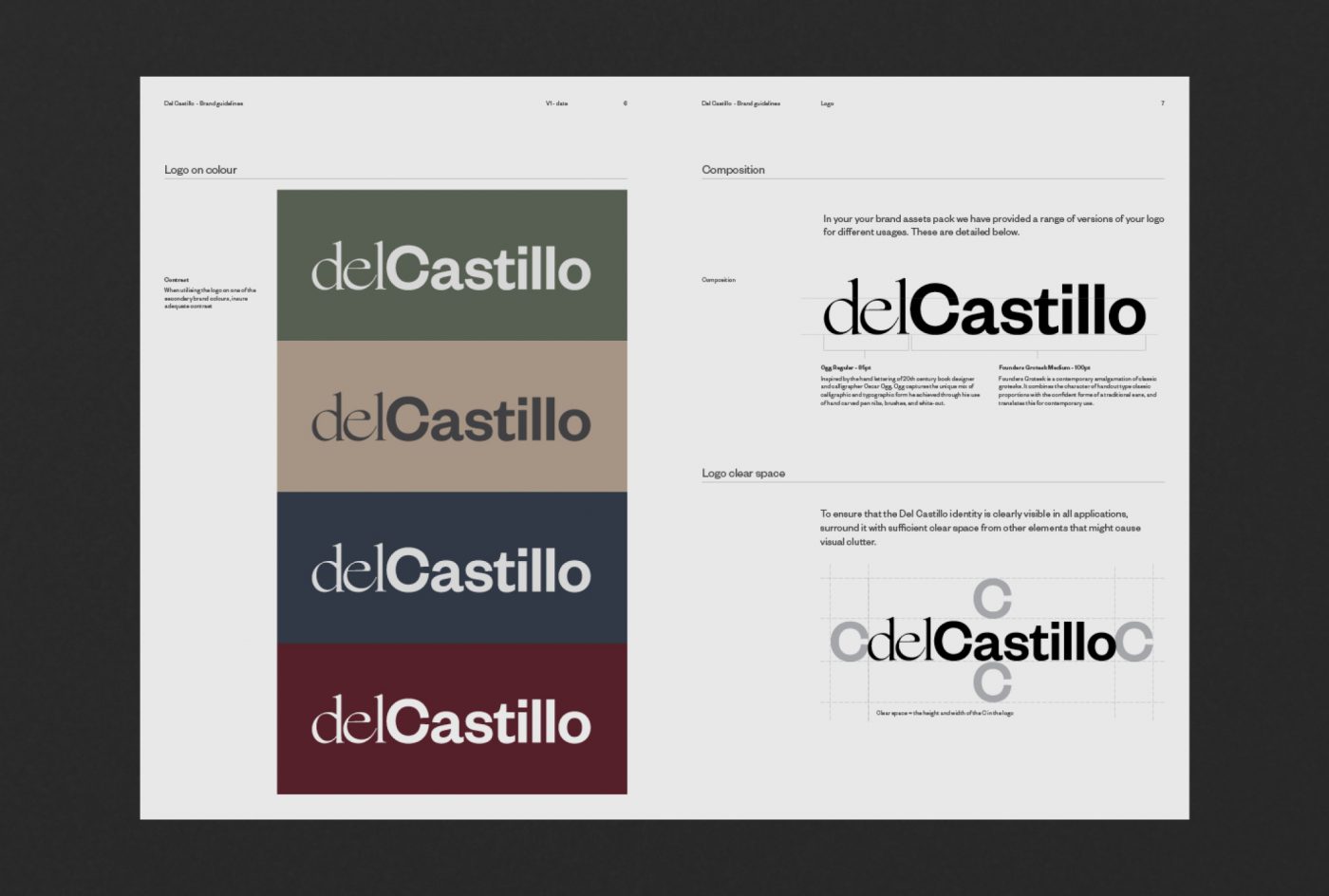 Studio del Castillo brand guidelines