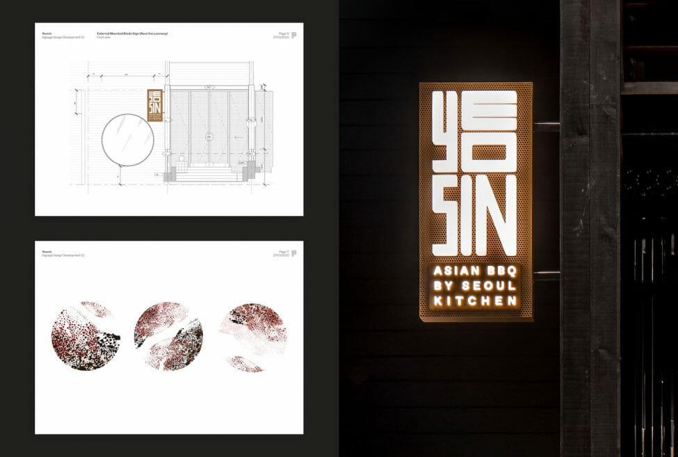 Yeosin Asian BBQ Restaurant brand guidelines