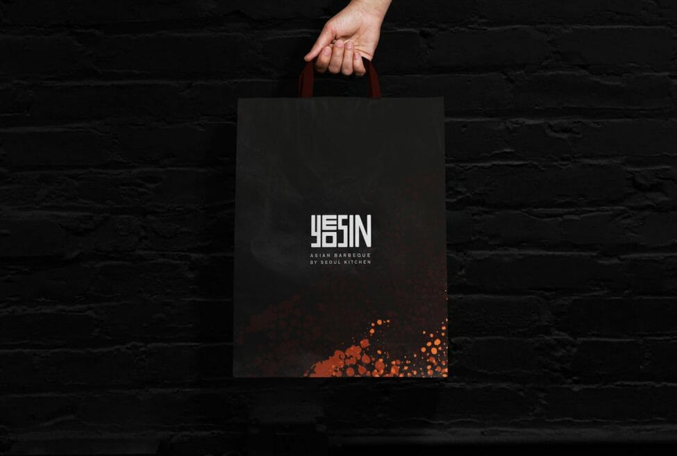 Yeosin Asian BBQ Restaurant bag design