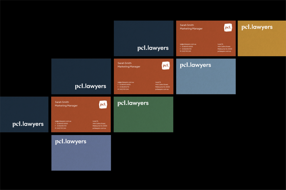 PCL Lawyers business cards